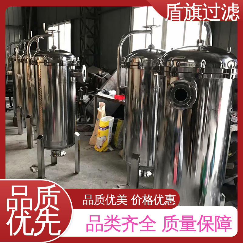 盾旗过滤 诚信经营 双联袋式过滤器订做 性能稳定 品质保证