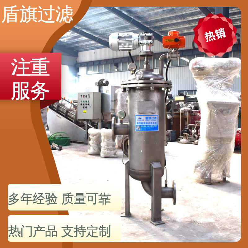 质量保证 管道自清洗过滤器定制 自动排污 品质保证 盾旗过滤