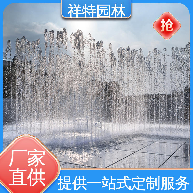 市政景观湖面景象 颜色绚丽 维护方便 喷泉源头厂家 祥特园林