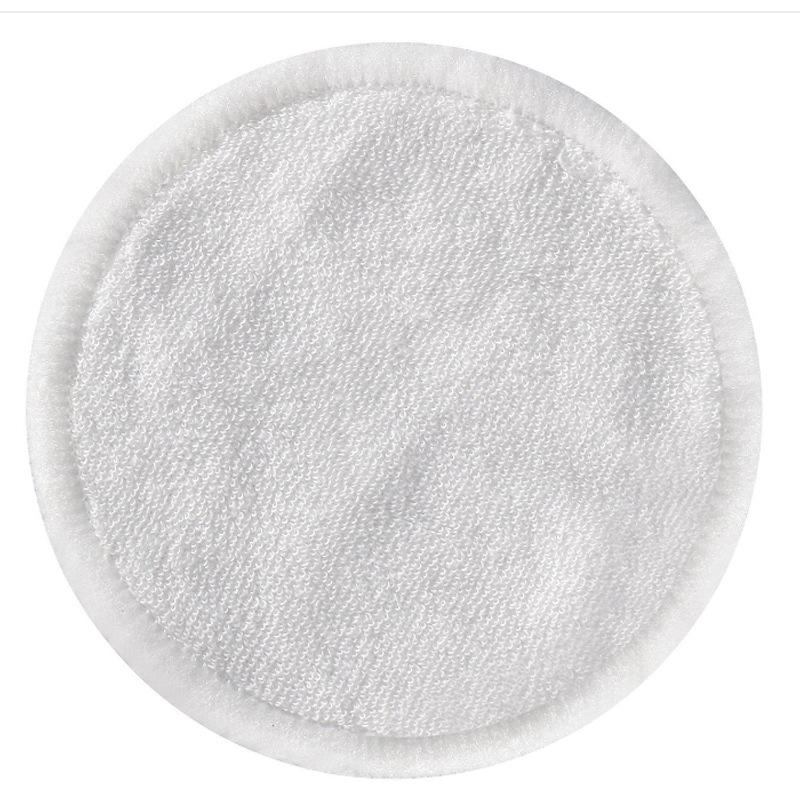 Foreign trade green and environmentally friendly pure bamboo fiber makeup remover pad can be reused and washed with two layers of bamboo cotton