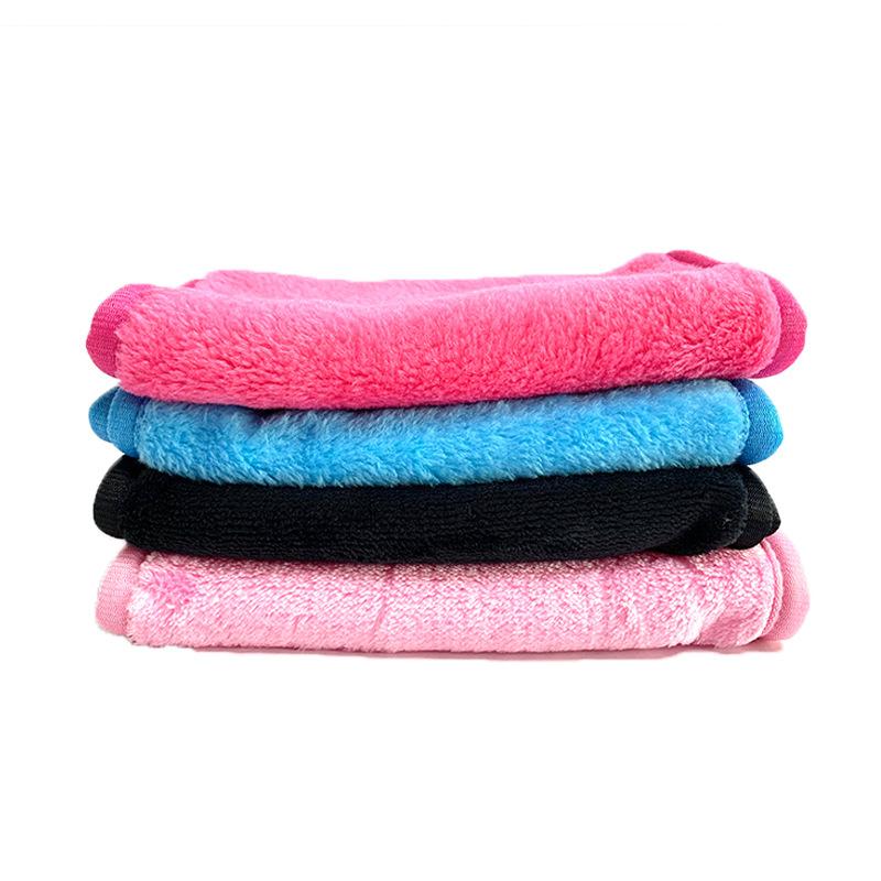 Customized flannel makeup removal towel, beauty and cleaning towel, soft and clean face, ultrafine fiber makeup removal towel manufacturer