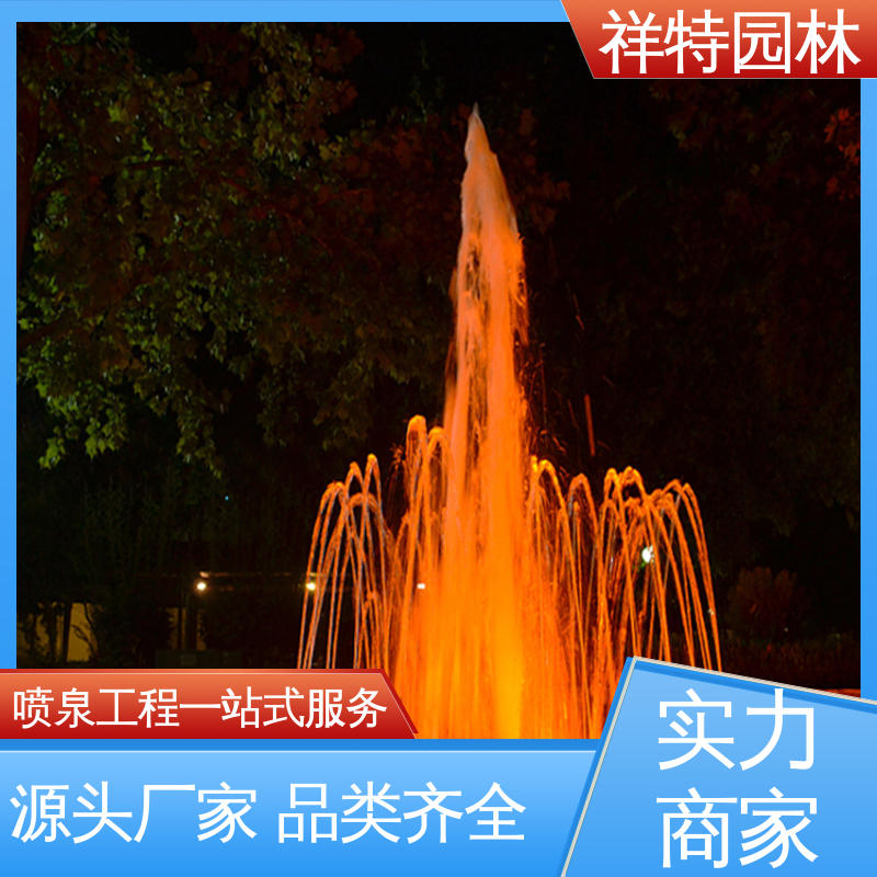 程序电脑控制 市政景观湖面景象 小区水景喷泉 款式多样 祥特园林
