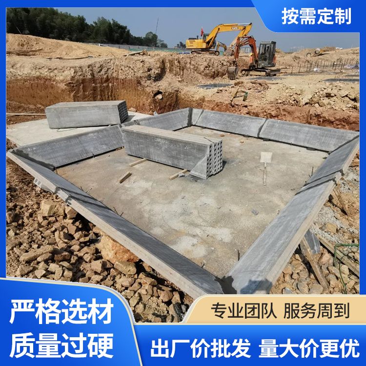 建筑用承台板胎模 耐腐蚀抗老化 拼接安装工期短