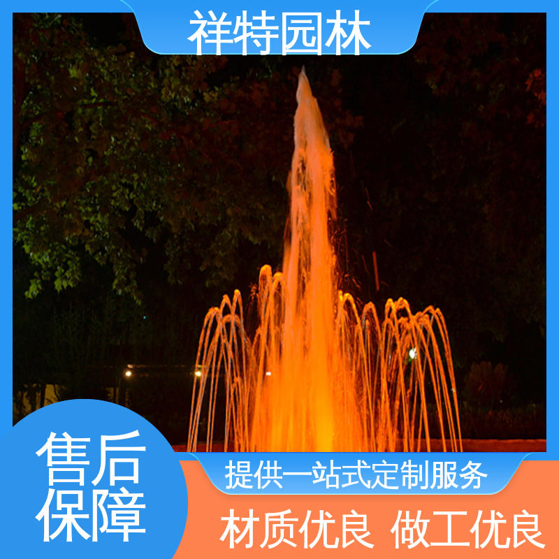经久耐用 湖排音乐喷泉 颜色绚丽 市政景观湖面景象 祥特园林