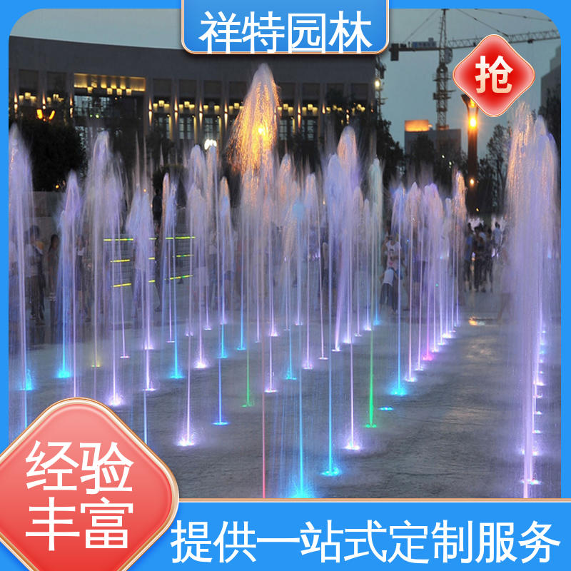 喷射方式独特 经久耐用 市政湖面喷水 景区表演音乐喷泉 祥特园林