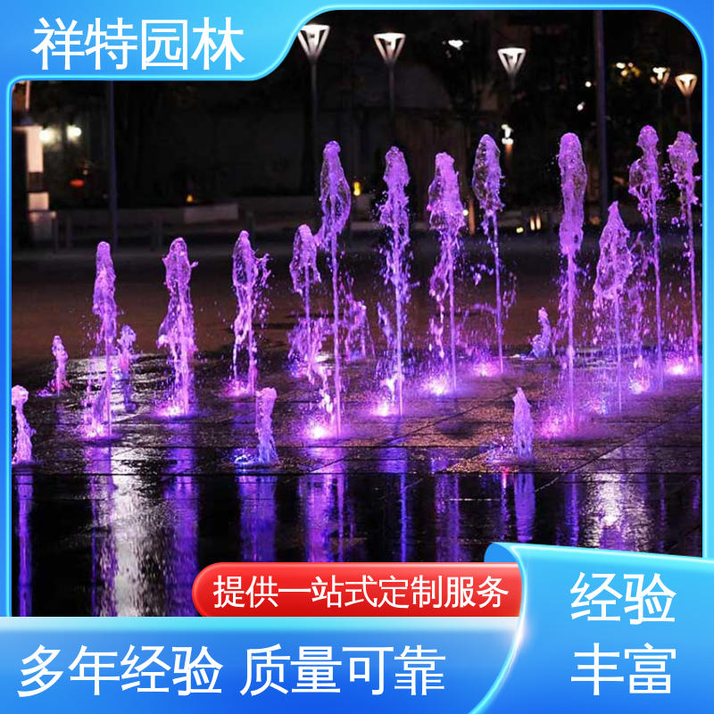 祥特园林 喷射高度可控 市政景观湖面景象 经久耐用 音乐喷泉加工厂家