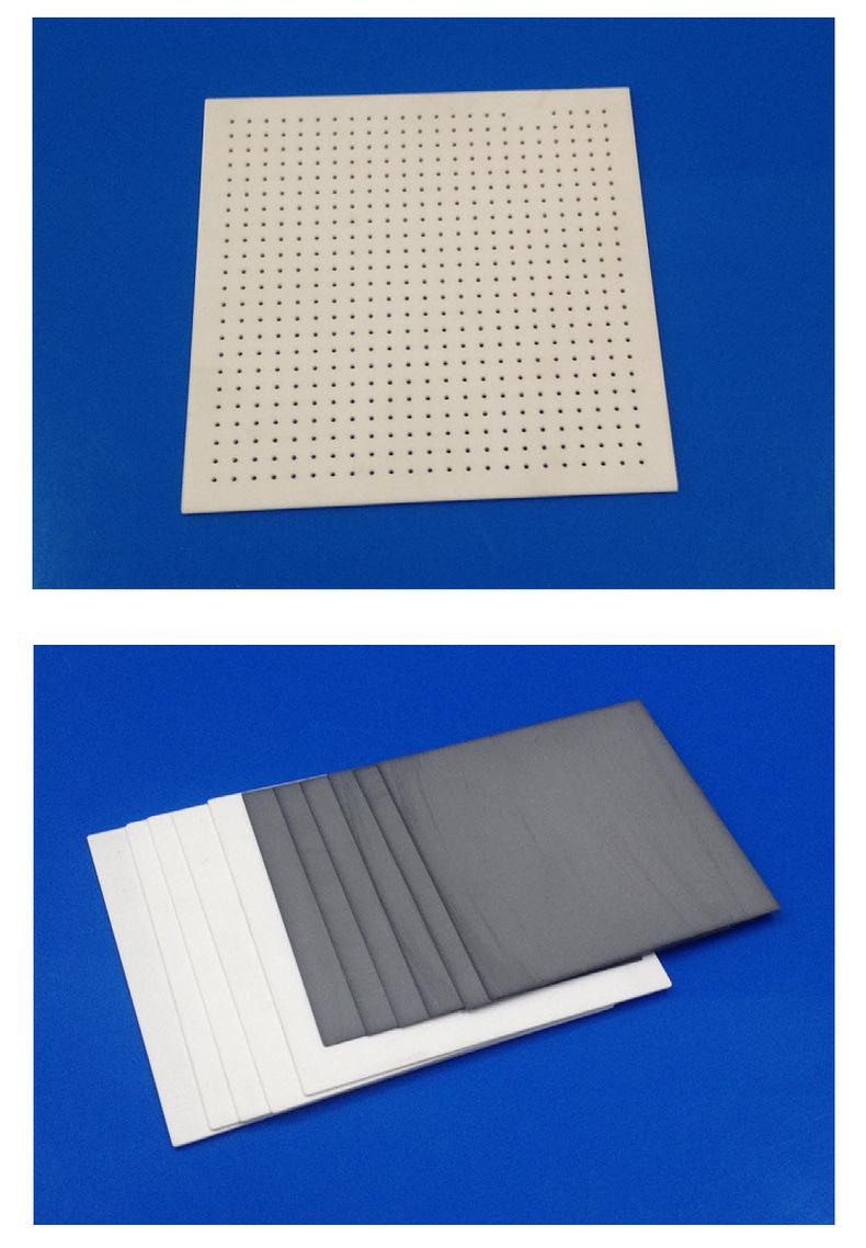 Isostatic pressing ceramic substrate high-precision ± 0.005 ceramic gasket ultra-thin laser cutting ceramic substrate Hyde