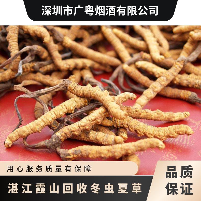 湛江霞山回收冬虫夏草实体店 坡头哪里回收茅台洋酒五粮液