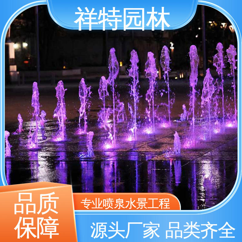祥特园林 多年经验 水池音乐喷泉 造型优美 七彩灯光排列