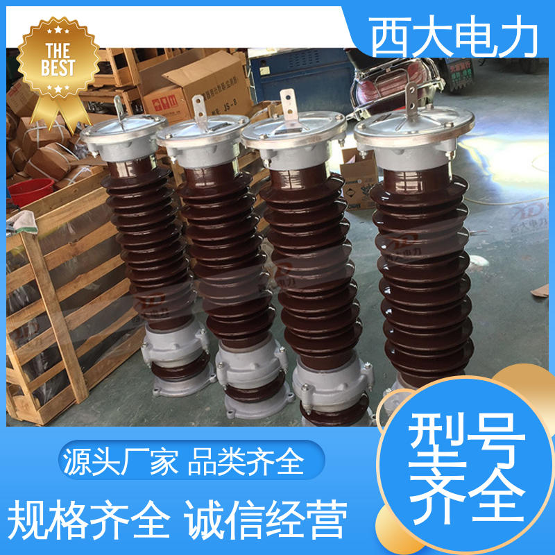 西大电力 35KV 支持根据图纸定做 陶瓷外套避雷器