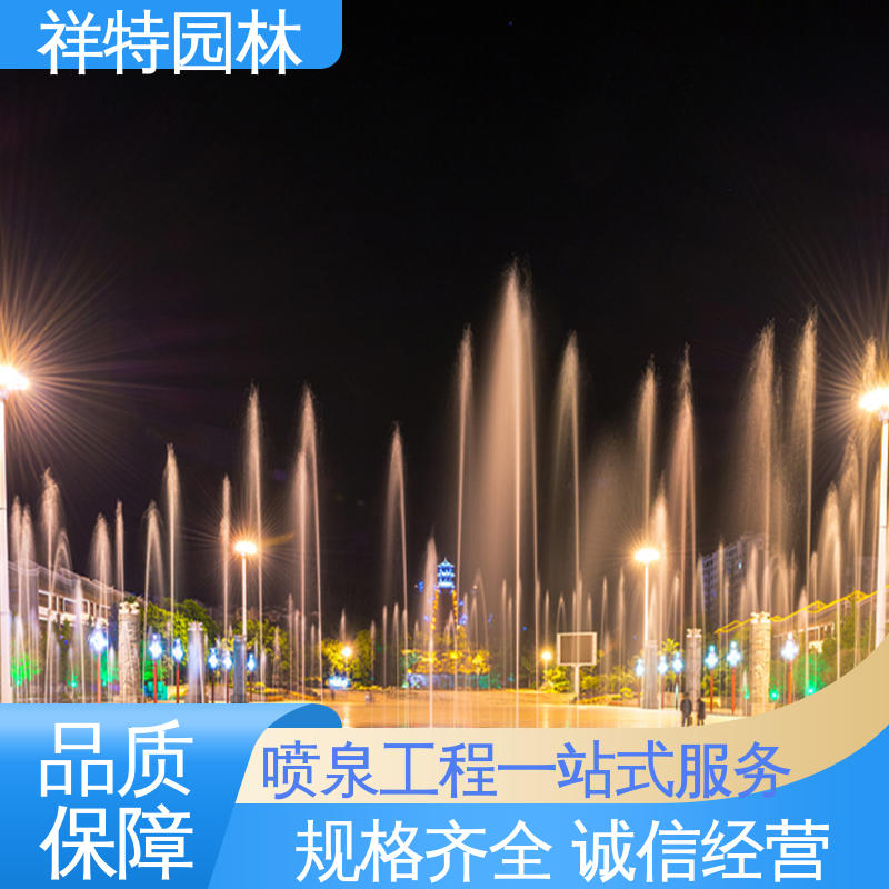 水景工程施工 球形喷嘴 专业喷泉设计厂家 运行平稳 祥特园林