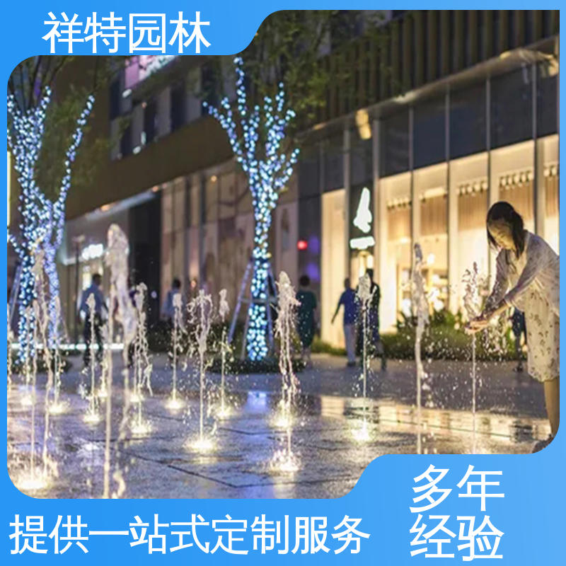 祥特园林 经久耐用 大型广场水幕景观 大桥一维音乐喷泉 不易磨损