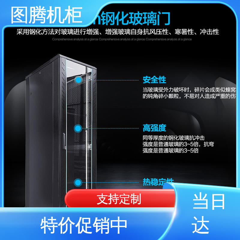 图腾TOTEN G26642 黑色 机房专用 支持定制 24U机柜