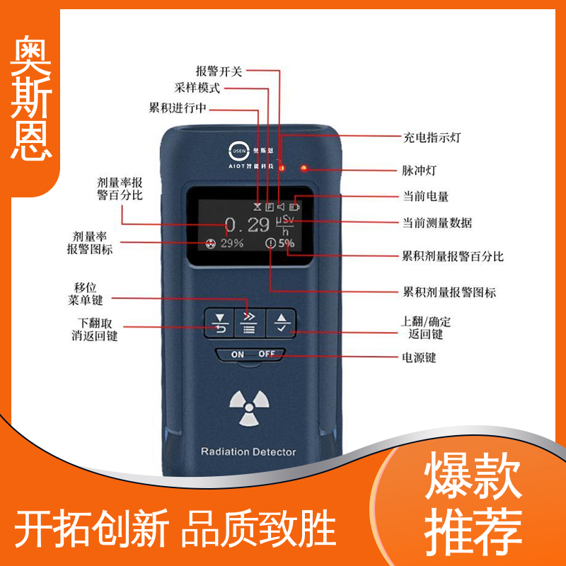 辐射安全监测预警系统 自主研发 规格齐全 响应时间快 奥斯恩