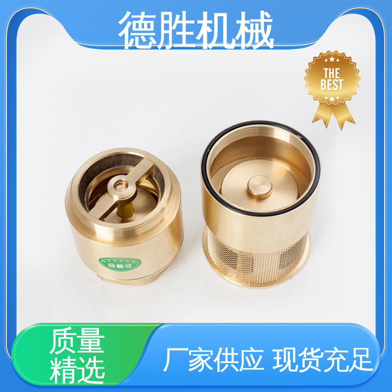德胜 铜过滤网 双门底阀 防止管路液体回流 质量精选 规格齐全