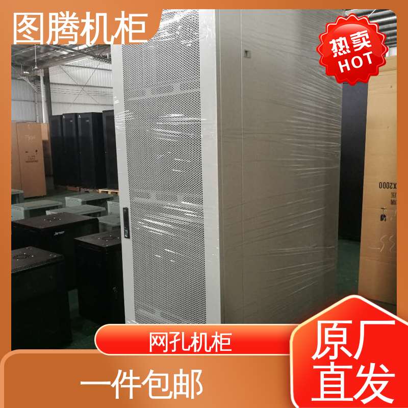 图腾TOTEN 弱电 交换机 G36642 黑色 监控 24U机柜