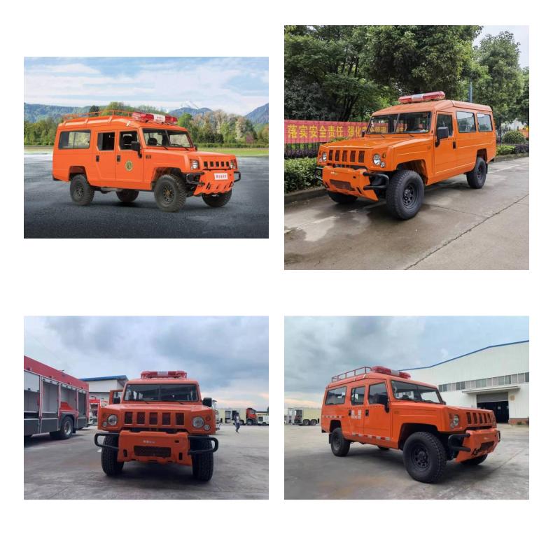 Off road four-wheel drive six wheel drive personnel carrier Beiqi Warrior Forest Fire Emergency Rescue Command Vehicle