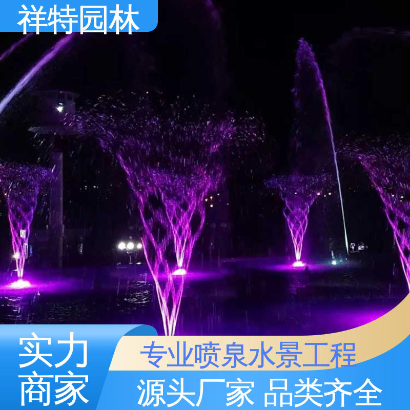 球形喷嘴 广场公园水景 运行平稳 旱地喷泉 祥特园林