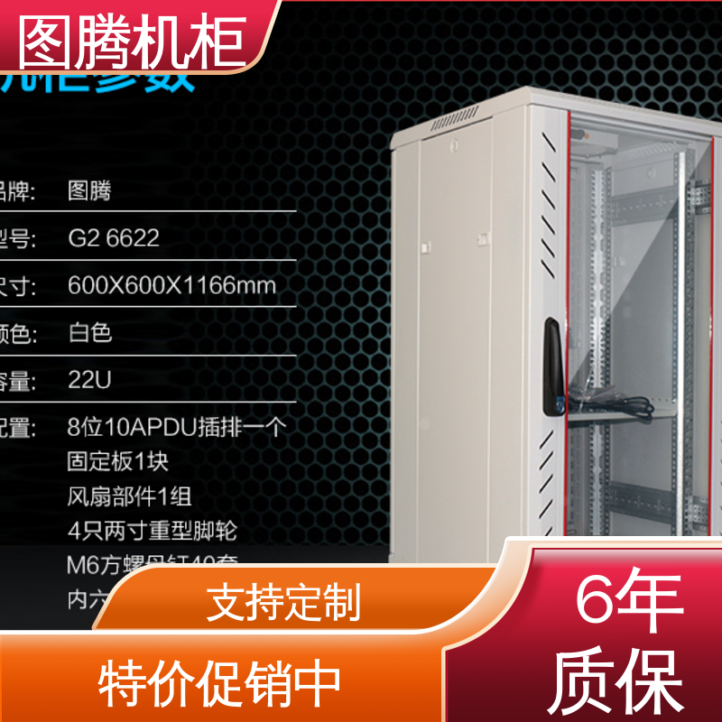 G26022 一体化机柜 标准19英寸 假一罚十 图腾TOTEN