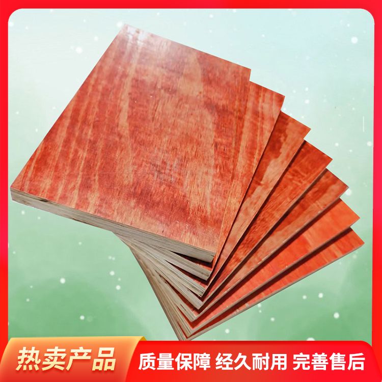  好评率高桉木模板生产厂家 易脱膜 室外用 不开胶不起层