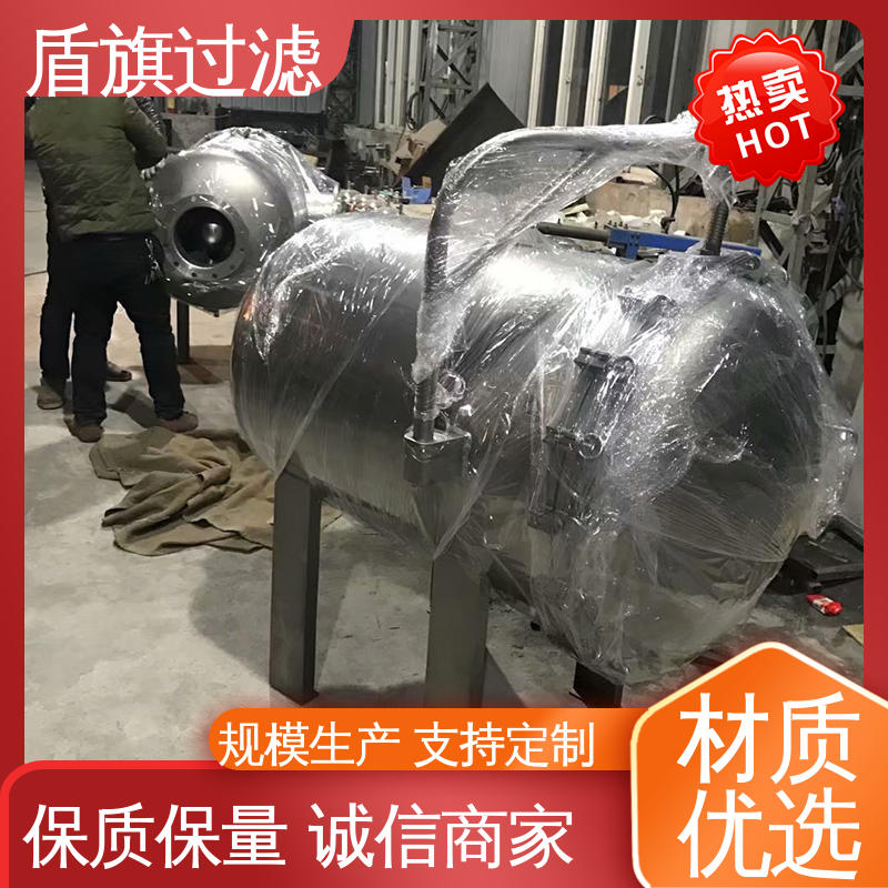 盾旗过滤 规模生产 双联袋式过滤器 外形美观 坚固耐用