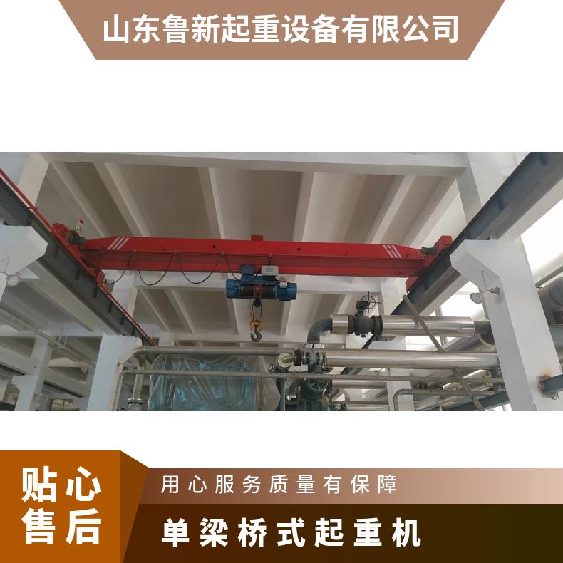 鲁新 遥控单梁桥式起重机 悬挂式吊机仓库吊挂 安装指导