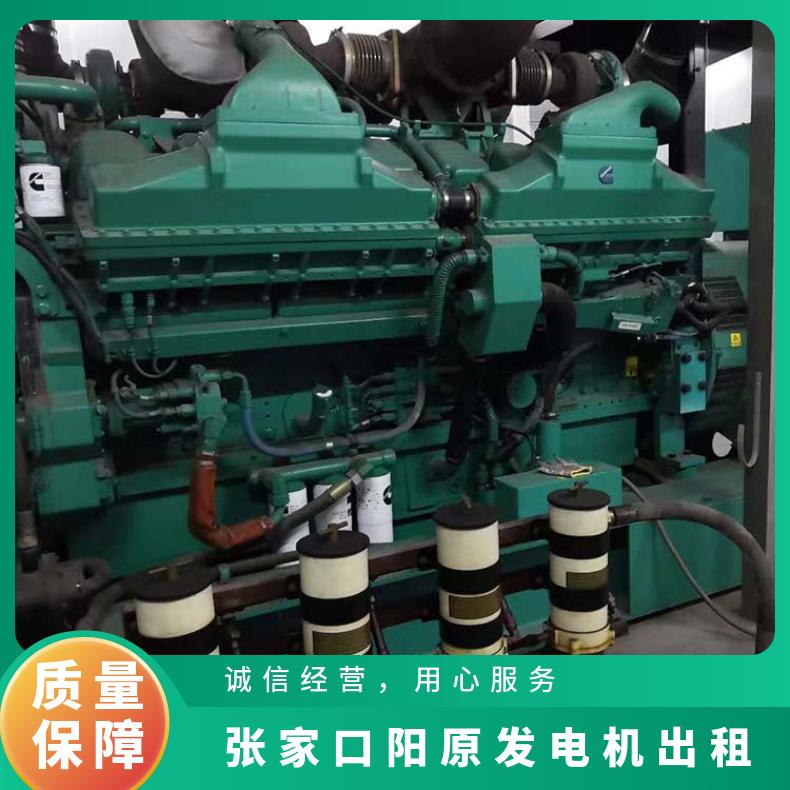 张 家口阳 原发电机出租 功率50-1600KW并机可达8000kw发电机组租赁