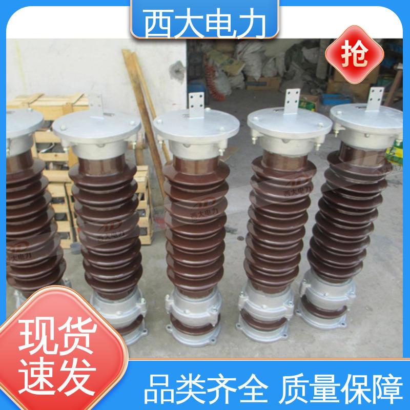 Y5WZ-51/134 氧化锌高压陶瓷避雷器 外形美观 做工细致 西大电力