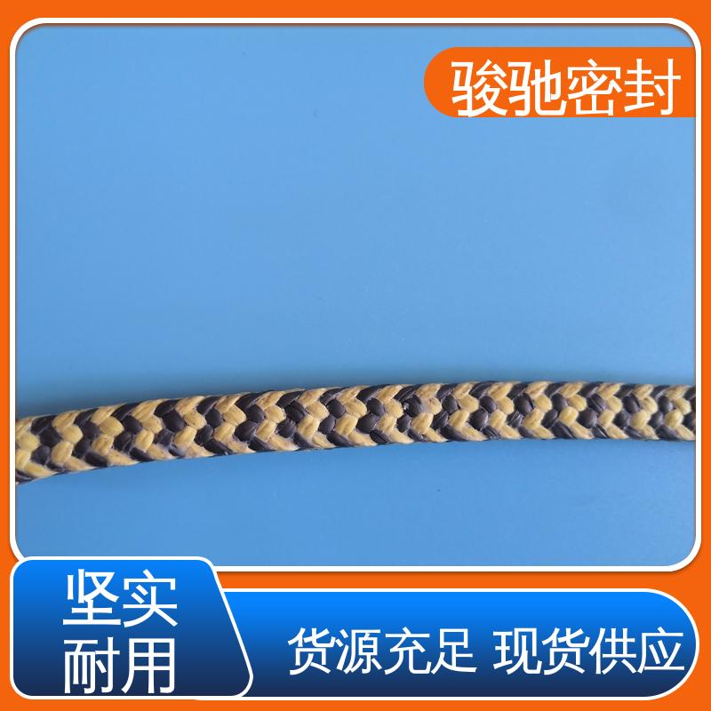 造纸厂用 芳纶黑四氟盘根 低冷流 稳定性好 骏驰密封材料