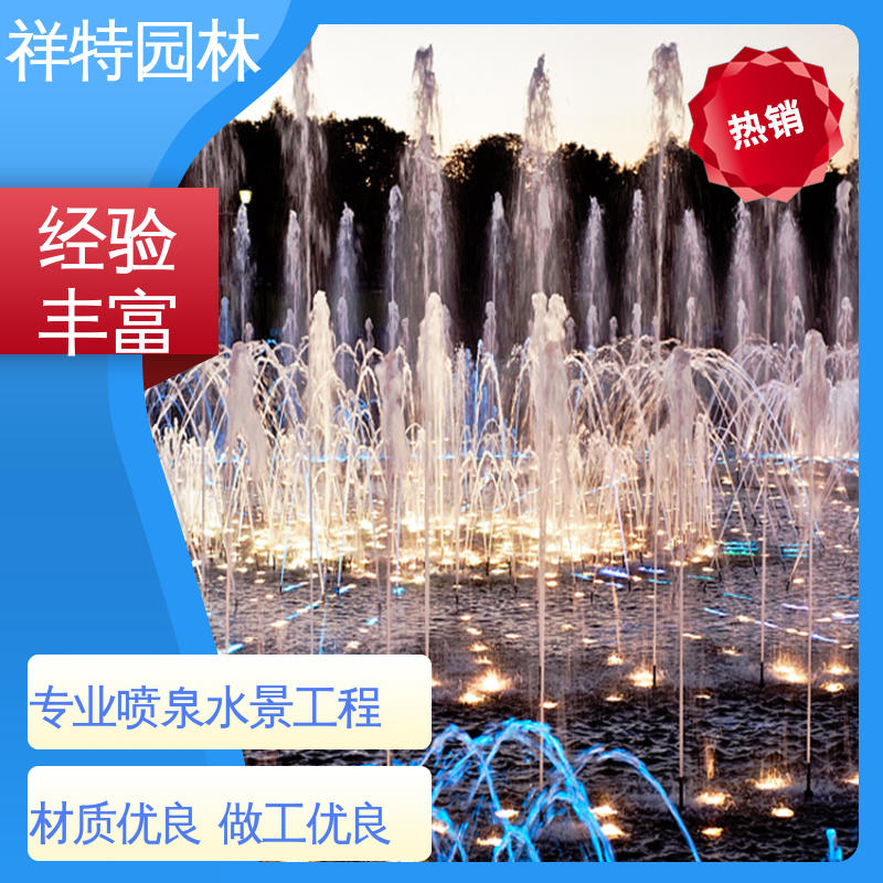 公园水景设备 多年经验 水池音乐喷泉 工艺精良 祥特园林