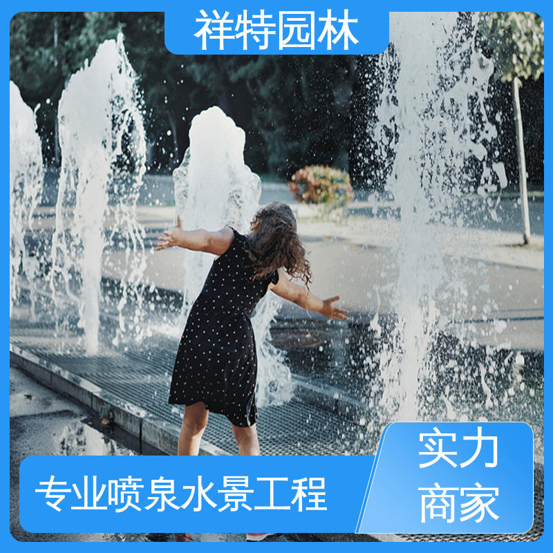 经久耐用 远程指导 旱喷公司 七彩灯光排列 祥特园林