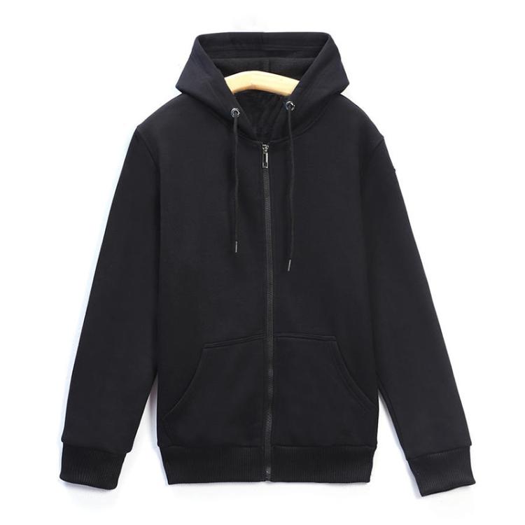 春秋季新款戴帽卫衣外套女士长袖上衣定制减龄拉链棉质衣服