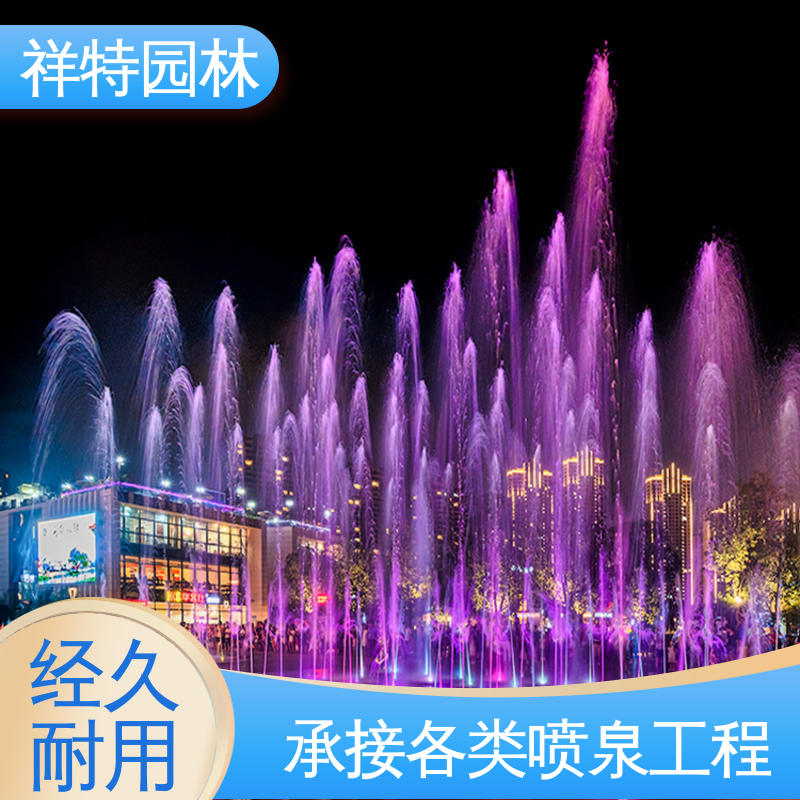 公园水景设备 程序电脑控制 多年经验 旱式音乐喷泉 祥特园林