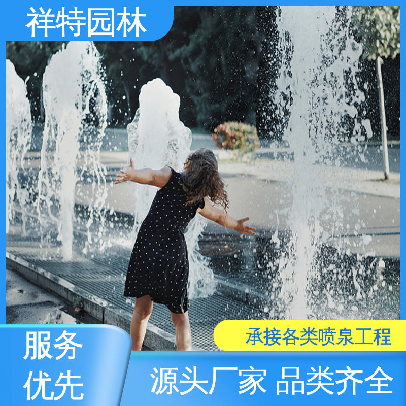 水景工程施工 低压泵音乐喷泉 减少尘降气温 款式多样 祥特园林