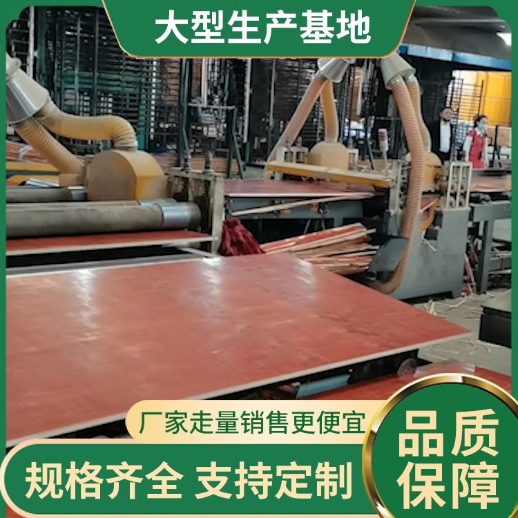 新型建筑模板厂家直供 木质紧密可定制周转率高木工板灰狼木业