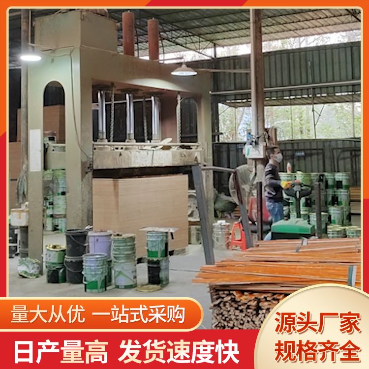 四面见线率高建筑模板批发 纵横交错 9层36尺苯酚面建筑 不开胶