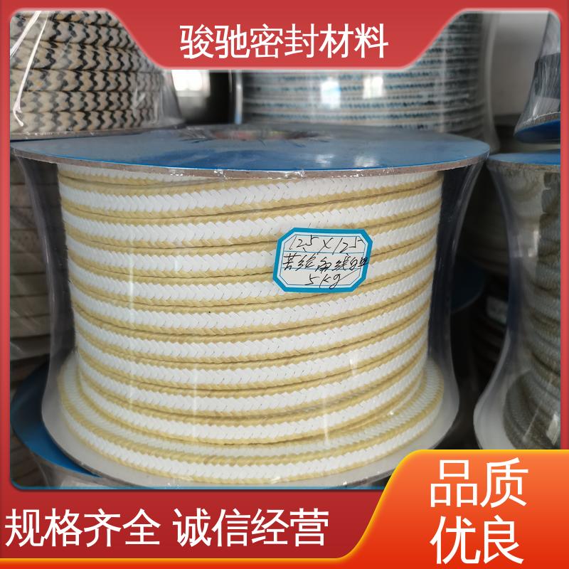  污水处理设备用 厂家生产 芳纶角线黑四氟盘根 骏驰密封材料