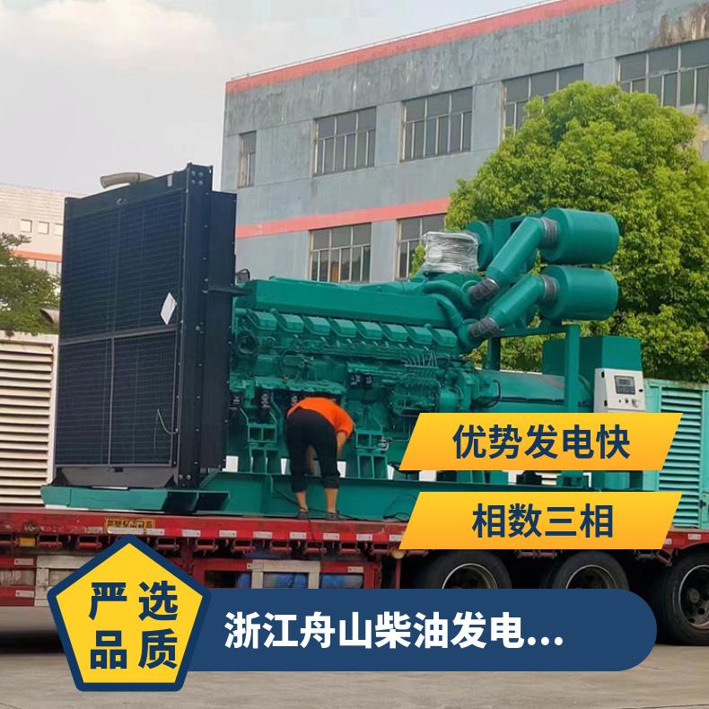 浙 江舟山柴油发电机出租租赁 24小时 风冷 高效 功率多 型号6135AZD-