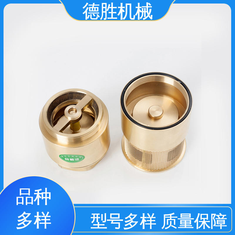 德胜 质量精选 规格齐全 铜过滤网 抗腐蚀性强 螺纹双门底阀
