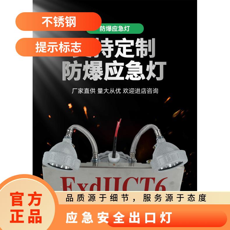 安全出口防爆应急照明灯3H 型号ZG-BLJC-1LROEII1W-143 蚀刻