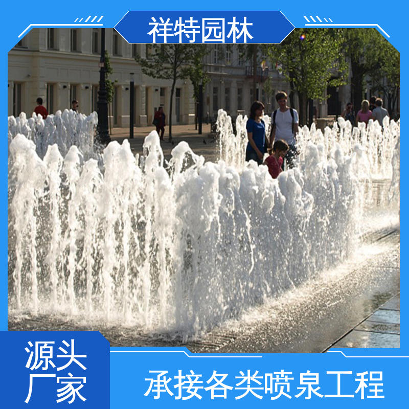 球形喷嘴 经久耐用 百变喷泉 七彩灯光排列 祥特园林