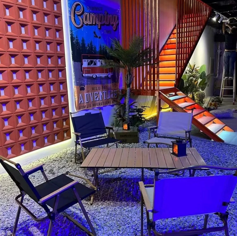 pu九宫格厂隔断背景墙装饰发泡隔断双面轻质空心砖客厅干挂构件