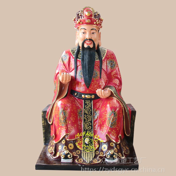 大型财神爷佛像批发 文财神武财神佛像 五路财神 赵公明 关公神像