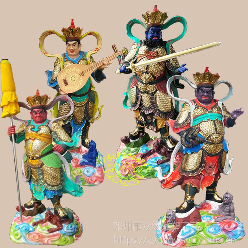室外石雕佛像批发 四大***护法神像 密迹金刚贴金佛像 韦陀菩萨佛像