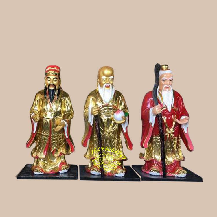 供应彩绘南极仙翁神像 老寿星寺庙佛堂摆件 天官大帝神像厂家 佛像雕塑