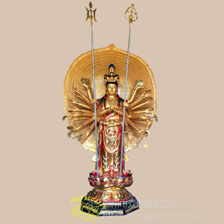 树脂彩绘 关公财神像 玻璃钢佛像雕像 手工佛像