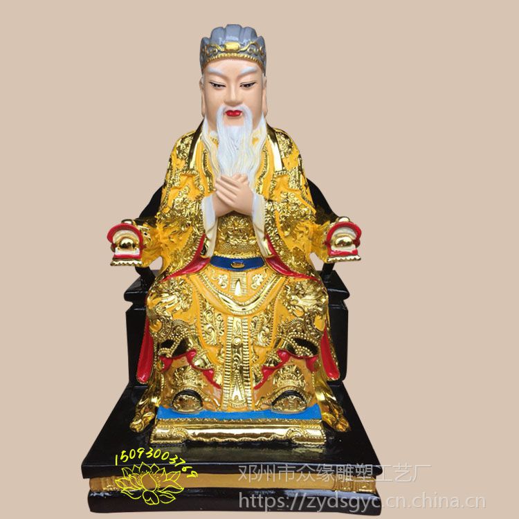 河南玻璃钢佛像雕塑雕刻*** 黑白无常 枷爷锁爷雕塑 六案功曹神像