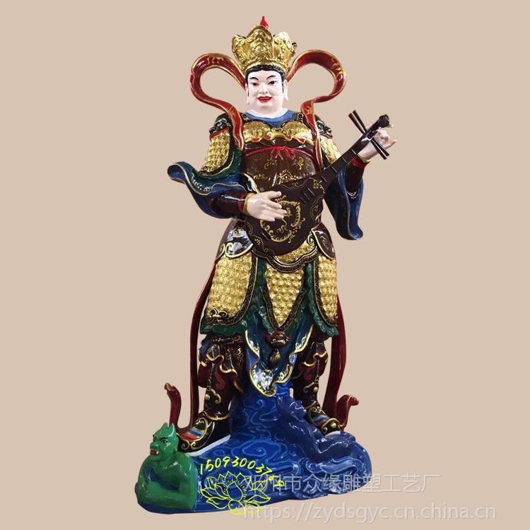 四大金刚护法神像 手工树脂佛像 牛马将军神像 四大***神像