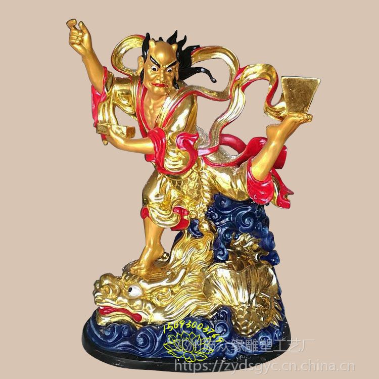 助学考试佛像摆件 魁星爷神像雕刻厂家 魁斗星君细节神像 文昌帝君雕像