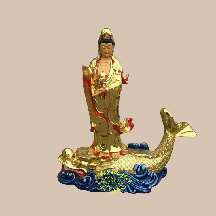 鱼篮 水月 鳌鱼 千手观音 河南***生产佛像雕塑